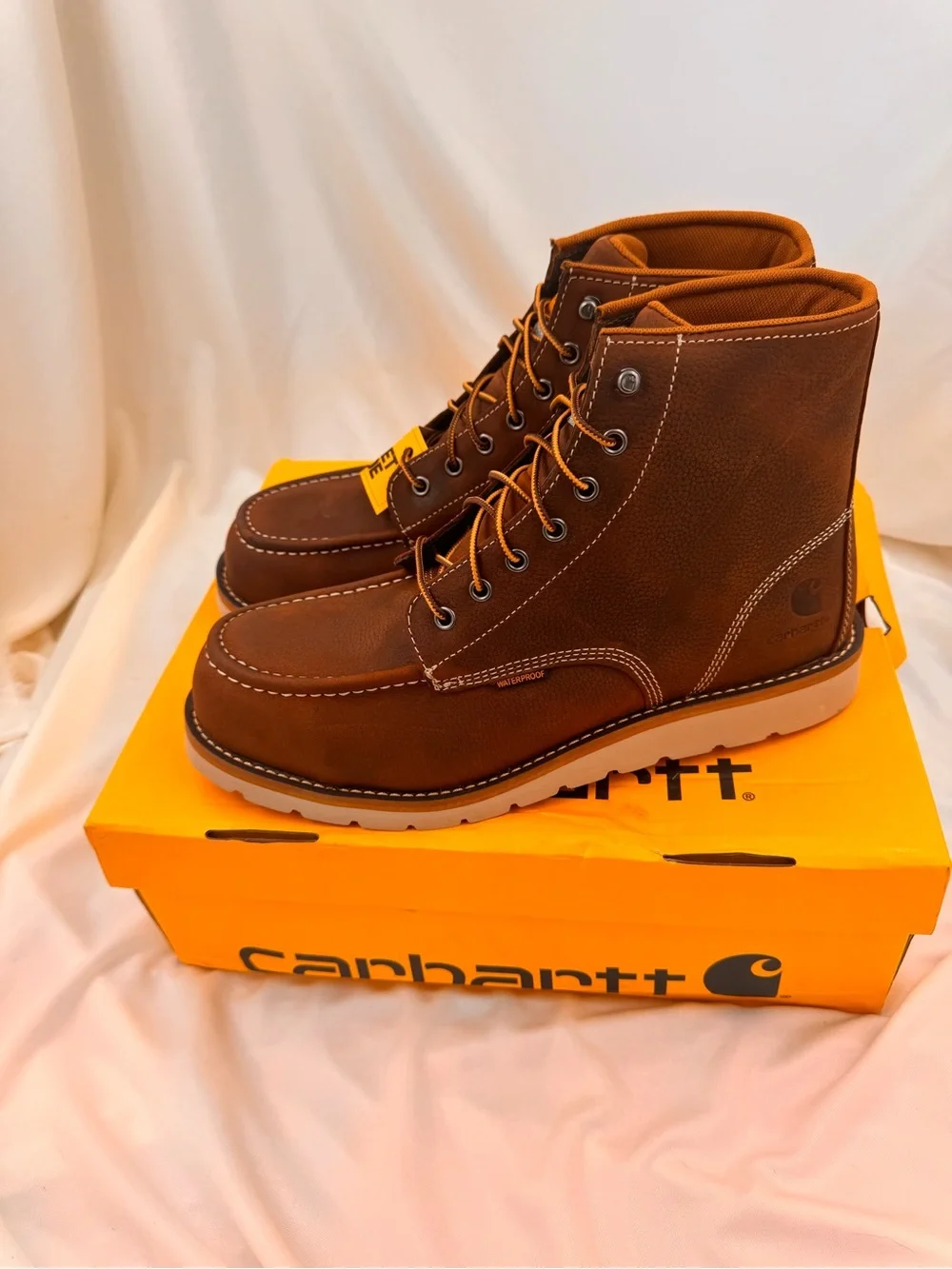 Carhartt Waterproof Work Boots 6” Steel Toe